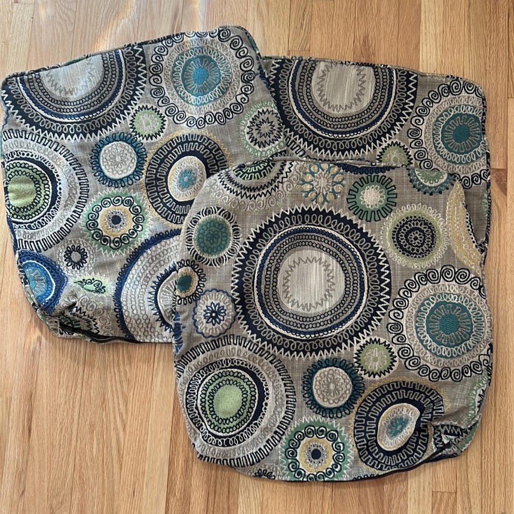 Set of 3 seat cushions covers